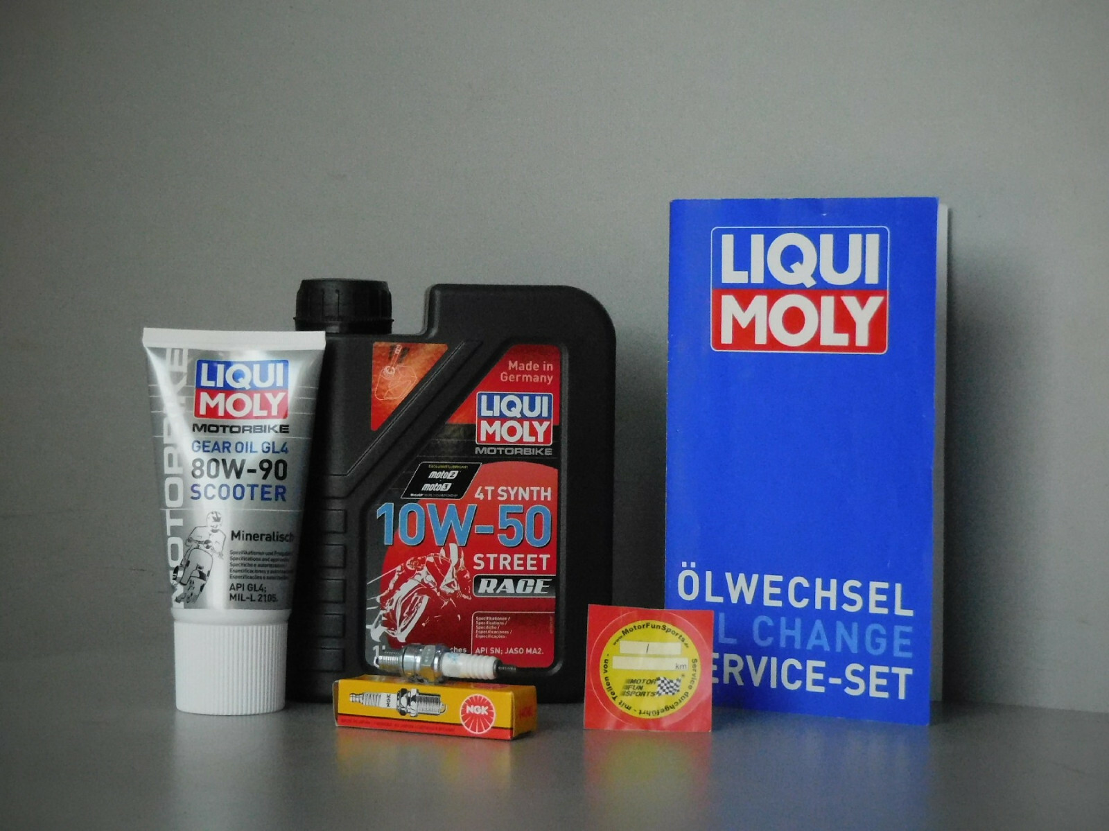 Maintenance Set - Generic XOR 125 - Service Inspection Spark Plug Oil