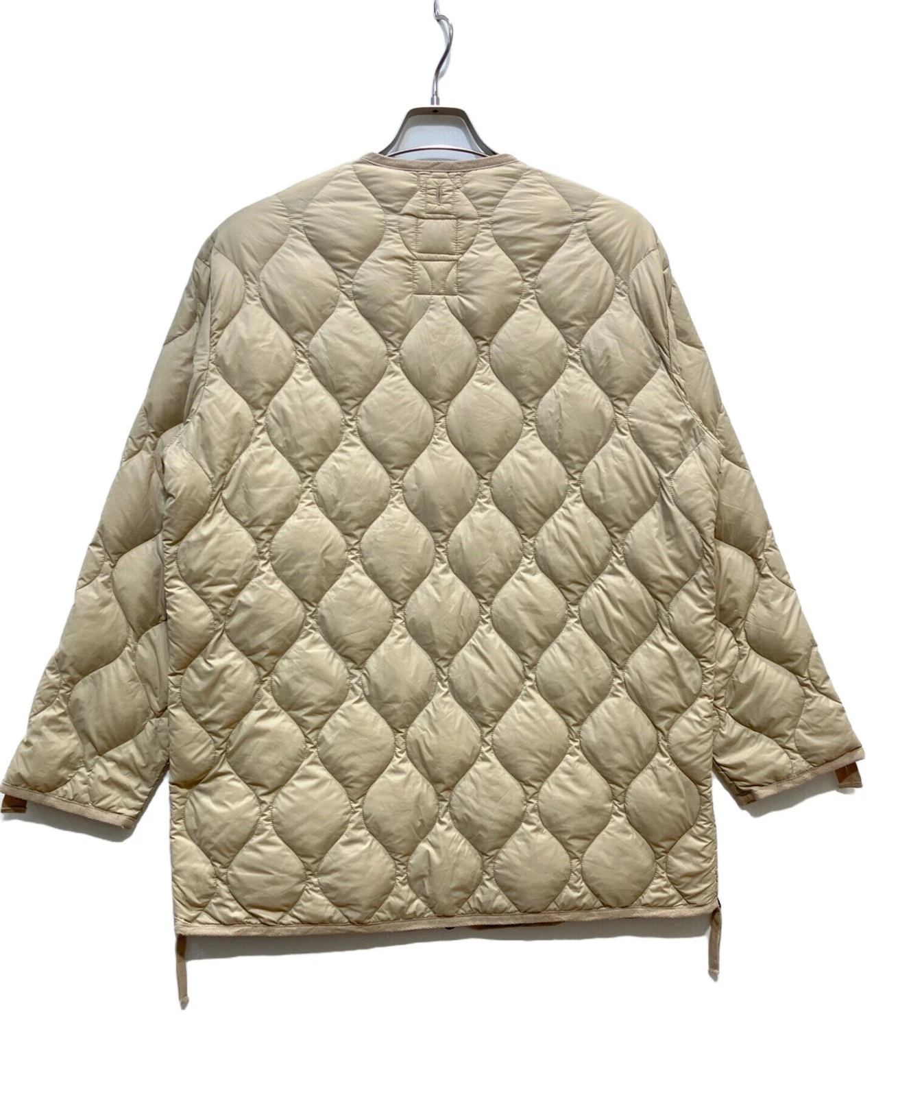 TAION M65 Liner W Zip Down Jacket Men's Size S Beige - product detail image 2