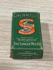 Singer Sewing Machine Needle Box - 55 x 3 - Size 21 NOS Sewing Needles