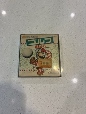 Nintendo Famicom Disk System Mario Golf US Course FDS US Seller