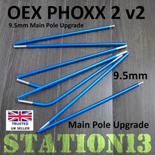 OEX PHOXX II v2 Tent - OEX Tent -  Replacement Tent Poles - 9.5mm Upgrade - NEW!