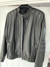 Brand New Hugo Boss Black Lamb Leather Jacket RRP £599 Men’s Medium 40 Chest
