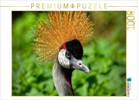 Calvendo Puzzle Crowned Crane | 1000 Pieces, Finished Size 25.2 × 18.9 In (64 ×