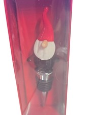 Gnome Blown Glass Wine Bottle Stopper Christmas 🎁  For Wine Enthusiasts New