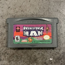 Titus Prehistorik Man Nintendo Game Boy Advance GBA Cartridge E NTSC-U/C 2001