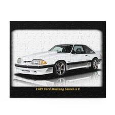 Iconic 1989 Ford Mustang Saleen Sc Muscle Car Temp Puzzle 120 Pcs Vintage