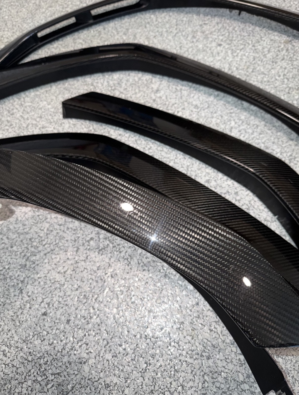 OEM Lamborghini Urus Performante Carbon Fender Wheel Arch Trim - Full Set