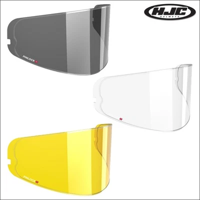 HJC C10 HJ-34P Motorcycle Helmet Visor Pinlock Anti-Fog Insert Dark Clear Yellow