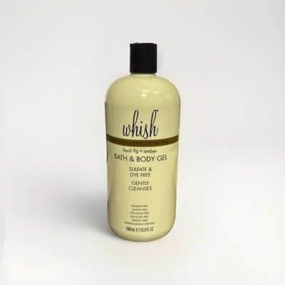 Whish Fresh fig + Amber Bath & Body Gel   33.8 fl oz (SEALED)
