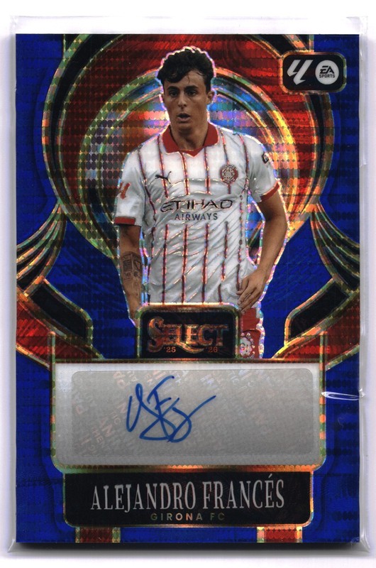 2025-26 Select La Liga Alejandro Frances Blue Pulsar Auto Signatures #SS-AF
