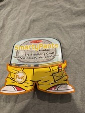 MELISSA  DOUG SMARTY PANTS PRESCHOOL Pre-K BRAIN-BUILDING CARDS QUESTIONS
