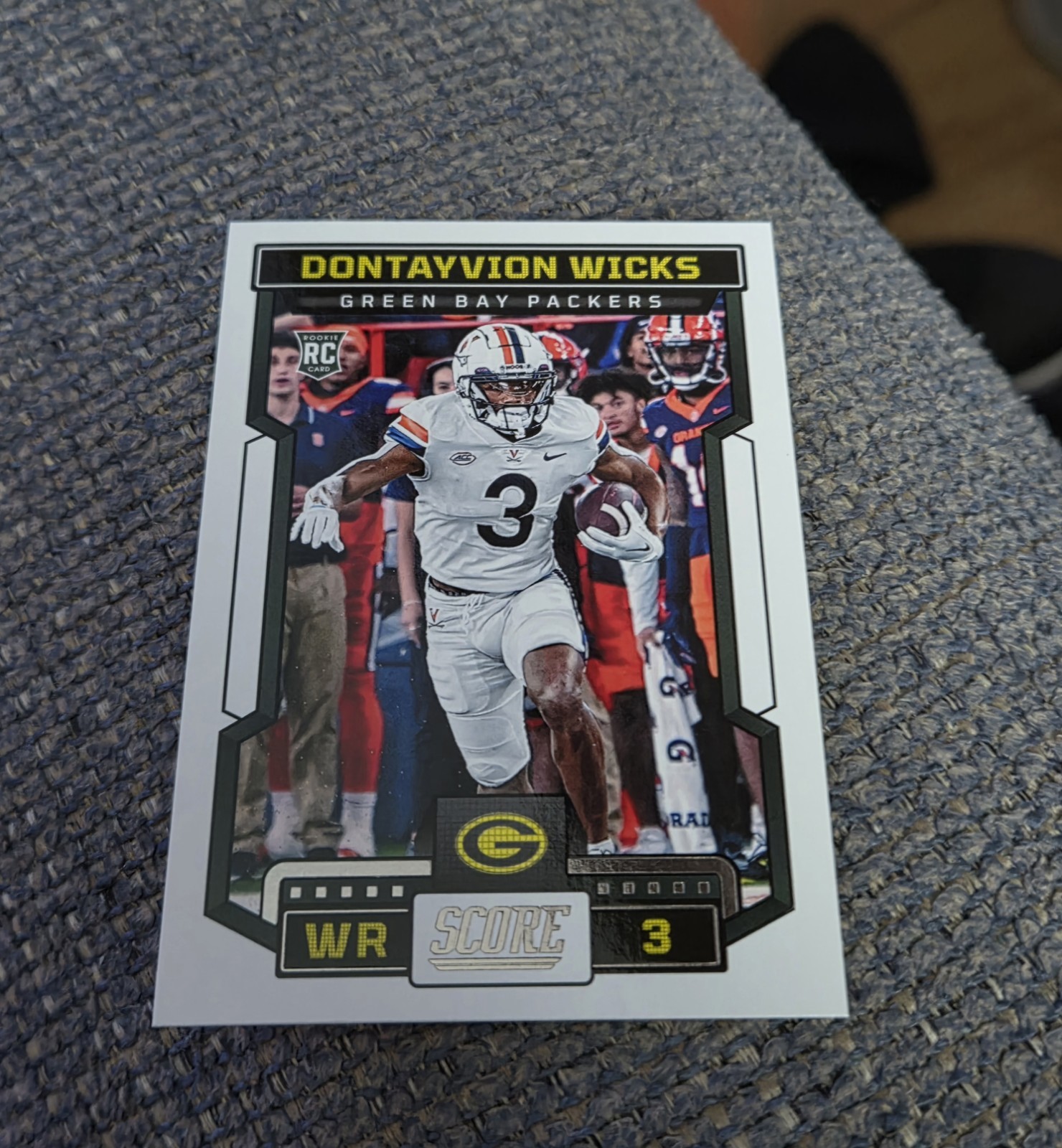 Dontayvion Wicks Panini Score #358 Base