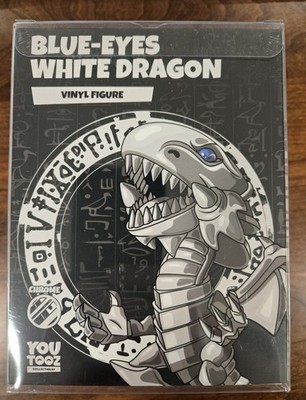 Youtooz Yu-Gi-Oh! Blue Eyes White Dragon Chrome Edition Brand New
