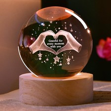 Valentine  s Day Crystal LED Light Gift Romantic Love Keepsake for Her