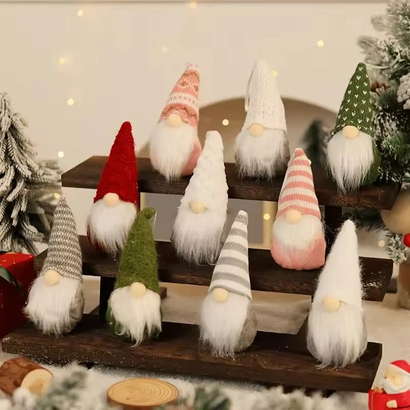3pcs Festive Christmas Gnome Table Centerpieces - Perfect for Holiday Parties - Image 2 of 4