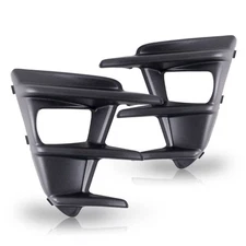 For 17-20 Toyota 86 Front Bumper Driving Fog Light Lamp Bezels Cover Black LH+RH