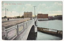 Melan Arch Bridge Waterloo Iowa Postcard