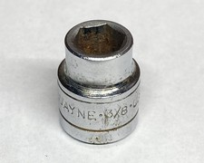 Vintage S-K WAYNE SK 3/8 Drive 6pt SAE Socket Size 3/8   45112 USA