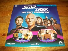 STAR TREK: THE NEXT GENERATION - TRANSFIGURATIONS/THE BEST OF BOTH... Laserdisc