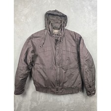 Vintage Christian Dior Monsieur Sport Jacket Mens 40R Brown Hooded Distressed