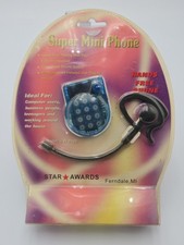 Star Awards Super Mini Telefono Vivavoce Vintage Novità Telefono Auricolare Nuovo...
