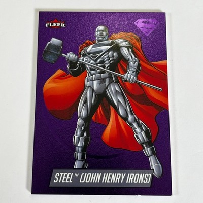 2026 Fleer Ultra Superman MEDALLION #M-9 Steel (John Henry Irons)