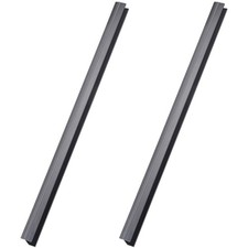 2 Pack 15.8Inch Long Hanging File Rails PVC File Rails Hanging File System