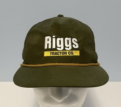Riggs Tractor Co Dark Green Hat Embroidered Snapback Richardson Cap