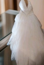 Mary's Wedding Gown Vintage Multi Layered Color Blended Sz  See Description