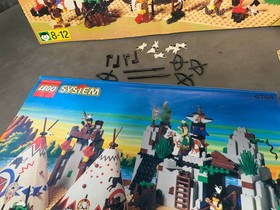 Lego 6766 Rapid River Village Indian Village Wild West Western Original Box + BA