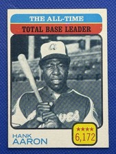1973 Topps All-Time Total Base Leader Hank Aaron #473 EX-EXMINT   RC1092