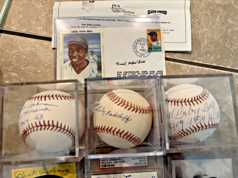 Blow-out Seven  Negro League Legends All Signed  Autographs! No junk!! PSA JSA