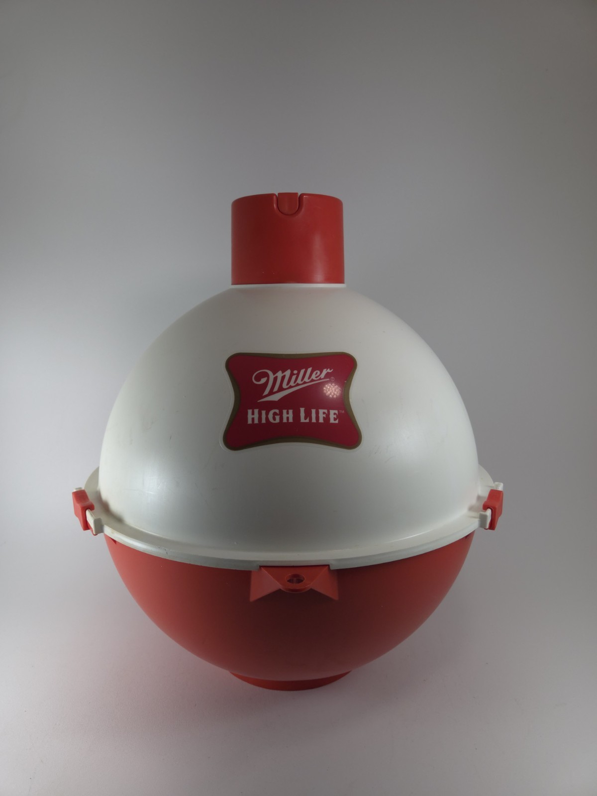 Miller High Life Fishing Bobber 12 Can Floating Cooler Red W