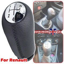 5 Speed For Renault Captur Clio Megane Modus Gear Shift Knob Gearstick Adapter