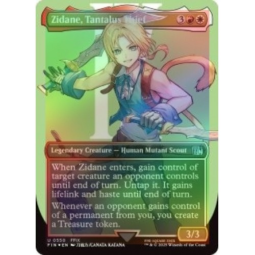 タタル・タル　サージfoil mtg ff Foil Zidane, Tantalus Thief (borderless) (surge Foil) (550