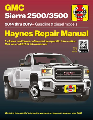 #ad GMC Sierra 2500 3500 2014 2019 Haynes shop service Repair Tech Manual book $49.95