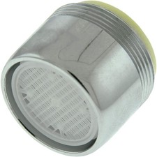 PLUMB PAK PP800-204LF 1-GPM Chrome 15/16 55/64-in Dual Thread Faucet Aerator