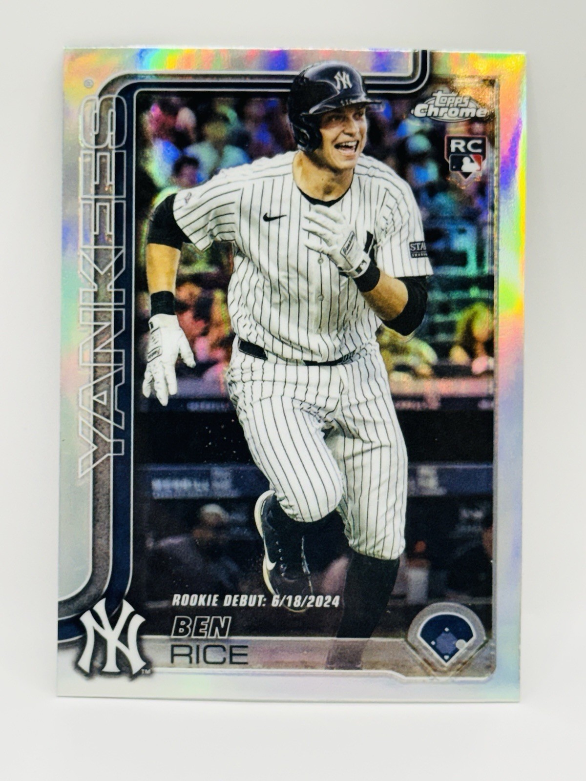 2025 Topps Chrome Update Series - Rookie Debut Ben Rice #USC138 Refractor (RC)