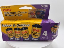 Lot of 4 Rolls 35mm Film - Mixed Speeds 200-400 ISO - Expired 2011 - Rare