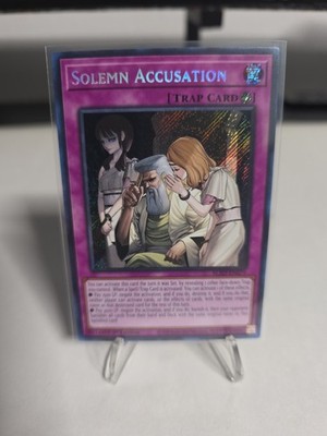Solemn Accusation BLZD-EN079 Blazing Dominion 1st Edition