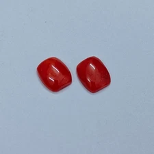 100%Natural Red Coral Cabochon Loose Gemstones Genuine Italy Coral Undyed Stones