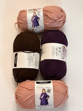 Lot of 2 Full/2 Partial Skeins  Loops  Threads Impeccable  Multi  Acrylic