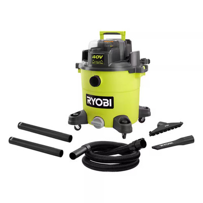 Ryobi RY40WD01B 40V 10 gal Cordless Wet/Dry Vacuum Tool Only NEW