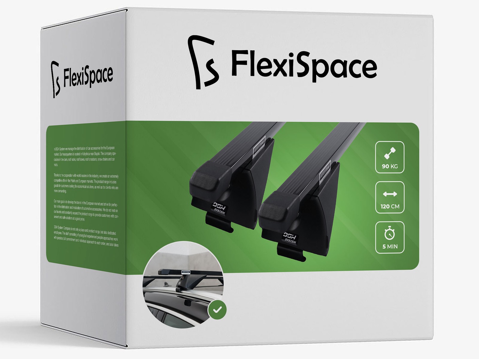 Bacas barras de techo RIELES para Toyota YARIS CROSS SUV desde 2021 max 90 kg