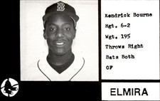 1987 Elmira Pioneers (Black) Cain #6 Kendrick Bourne - NM Baseball Card