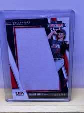 2019 Stars & Stripes USA Baseball Collegiate Jumbo Patch Tanner Burns 103/299