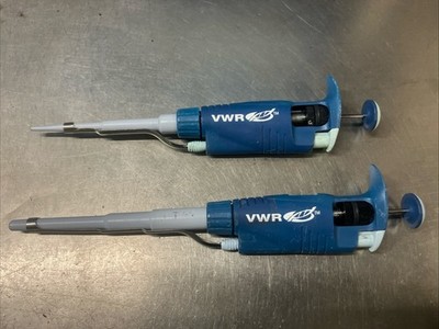 2 VWR Micropipettor 2-20ul 100-1000uL Pippette