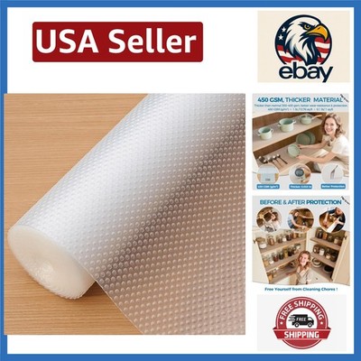 24'' x 20' Clear Dot Non-Adhesive EVA Shelf Liner - Innovative Home Solution