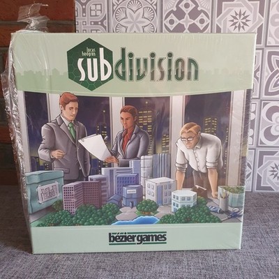 Unterteilung Brettspiel von Bezier Games - Neu & Versiegelt
