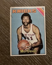 Mel Davis 1975 Topps Basketball #179 Knicks